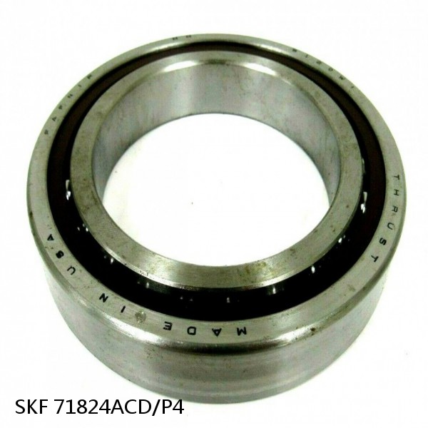 71824ACD/P4 SKF Super Precision,Super Precision Bearings,Super Precision Angular Contact,71800 Series,25 Degree Contact Angle