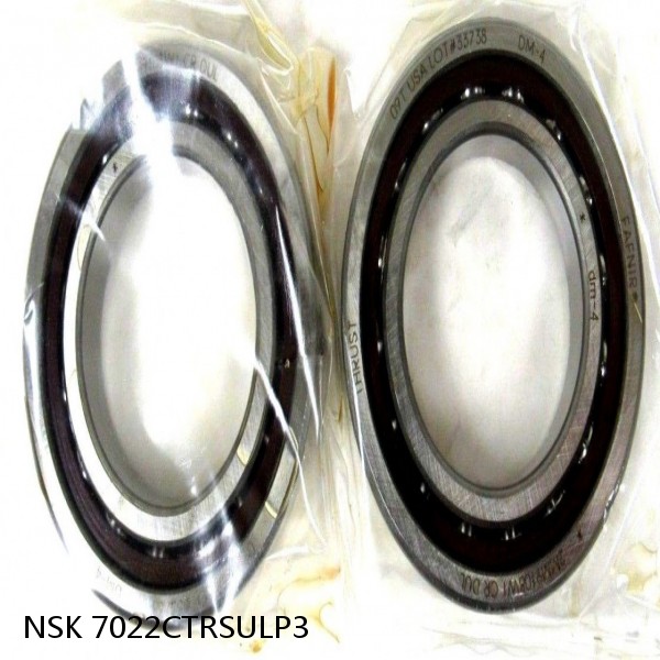 7022CTRSULP3 NSK Super Precision Bearings